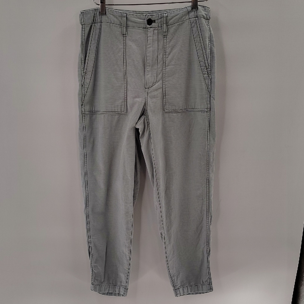 Madewell Griff Tapered Fatigue Cargo Pants Size 27 Light Blue